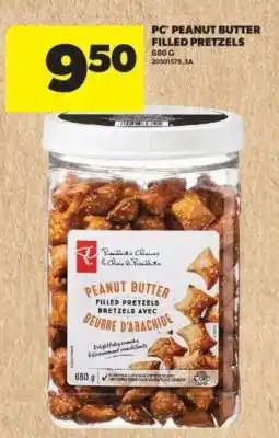 Real Canadian Superstore PC Peanut Butter Filled Pretzels offer