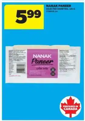 Real Canadian Superstore Nanak Paneer offer