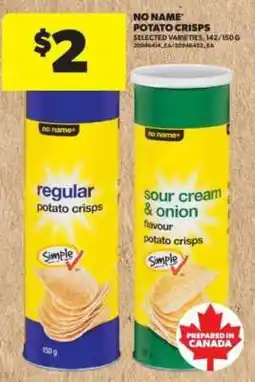 Real Canadian Superstore NO NAME POTATO CRISPS offer