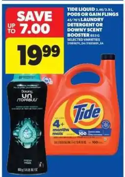 Real Canadian Superstore Tide Liquid or Downy Scent Booster offer