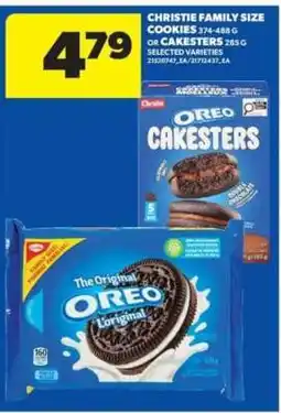 Real Canadian Superstore Christie Family Size Cookies or Cakesters offer