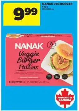 Real Canadian Superstore NANAK Veg Burger offer