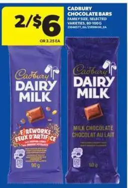 Real Canadian Superstore Cadbury Dairy Milk Chocolate Bars offer