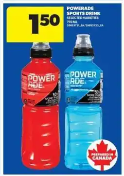 Real Canadian Superstore POWERADE SPORTS DRINK offer