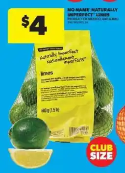 Real Canadian Superstore NO NAME NATURALLY IMPERFECT LIMES offer
