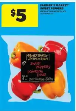 Real Canadian Superstore Farmer's Market Sweet Peppers offer