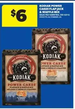 Real Canadian Superstore Kodiak Power Cakes Flapjack & Waffle Mix offer