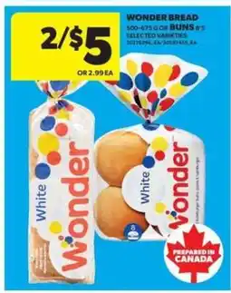 Real Canadian Superstore Wonder Bread or Buns offer