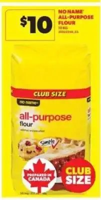Real Canadian Superstore NO NAME ALL PURPOSE FLOUR offer