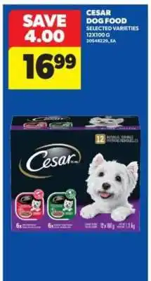 Real Canadian Superstore CESAR DOG FOOD offer