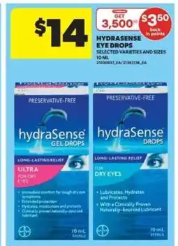 Real Canadian Superstore HYDRASENSE EYE DROPS offer