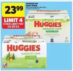 Real Canadian Superstore Huggies 16x Baby Wipes offer
