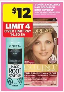 Real Canadian Superstore L'Oreal Excellence Hair Colour or Root Cover Up offer