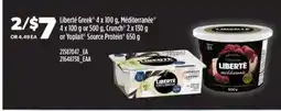 Real Canadian Superstore LIBERTÉ Greek or Méditerranée Yogurt offer