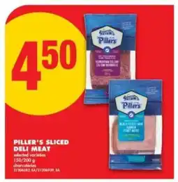 No Frills PILLER’S SLICED DELI MEAT offer