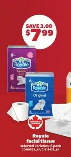 Real Canadian Superstore Royale Facial Tissue offer