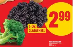 No Frills Blackberries offer