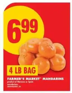 No Frills FARMER'S MARKET MANDARINS offer