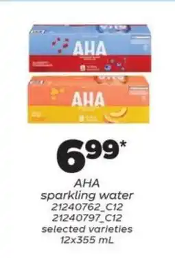 Real Canadian Superstore AHA SPARKLING WATER offer