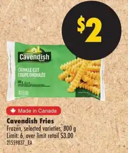No Frills Cavendish Fries offer