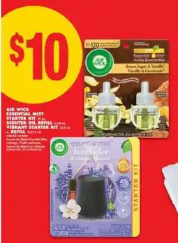 No Frills AIR WICK ESSENTIAL MIST STARTER KIT offer