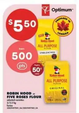 No Frills ROBIN HOOD or FIVE ROSES FLOUR offer