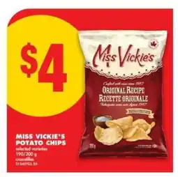 No Frills MISS VICKIE’S POTATO CHIPS offer