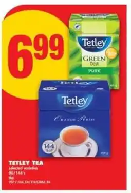 No Frills TETLEY TEA offer