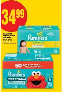 No Frills PAMPERS ECONO PACK DIAPERS offer
