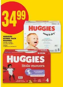 No Frills Huggies Econo Pack Diapers offer