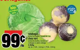 Super C RUTABAGAS OU CHOU VERT offer