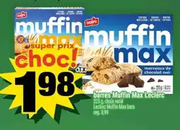 Super C BARRES MUFFIN MAX LECLERC offer