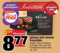 Super C GÂTEAUX MINI MOUSSE IRRÉSISTIBLE offer