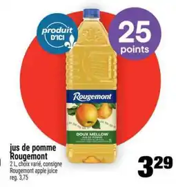 Super C JUS DE POMME ROUGEMONT offer