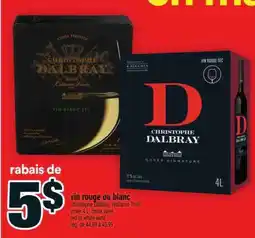 Super C Vin rouge ou blanc offer