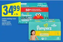 Maxi Pampers couches emballage écono offer