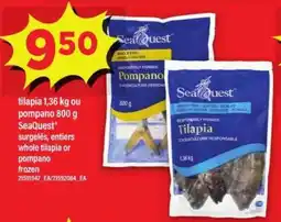 Maxi SeaQuest Tilapia or Pompano offer