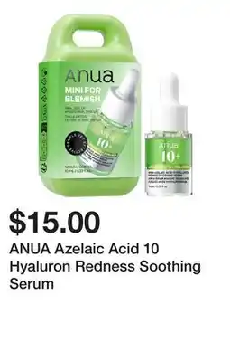 Sephora ANUA Azelaic Acid 10 Hyaluron Redness Soothing Serum offer