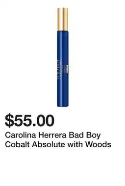 Sephora Carolina Herrera Bad Boy Cobalt Absolute with Woods offer