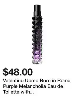 Sephora Valentino Uomo Born in Roma Purple Melancholia Eau de Toilette with Lavender offer