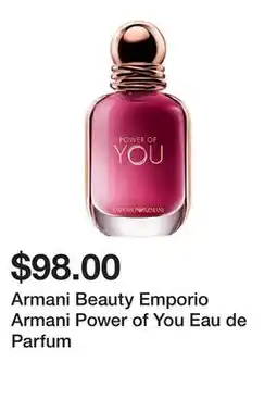 Sephora Armani Beauty Emporio Armani Power of You Eau de Parfum offer