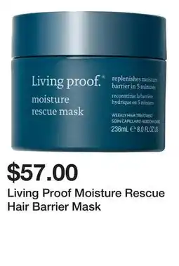 Sephora Living Proof Moisture Rescue Hair Barrier Mask offer