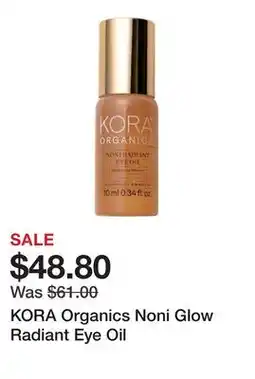 Sephora KORA Organics Noni Glow Radiant Eye Oil offer