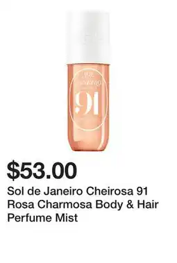 Sephora Sol de Janeiro Cheirosa 91 Rosa Charmosa Body & Hair Perfume Mist offer
