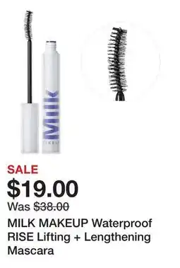 Sephora MILK MAKEUP Waterproof RISE Lifting + Lengthening Mascara offer
