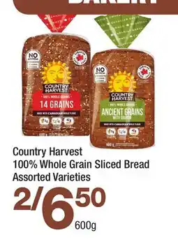 Highland Farms Country Harvest 100% Whole Grain Sliced Bread offer