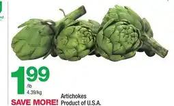 Highland Farms Artichokes offer