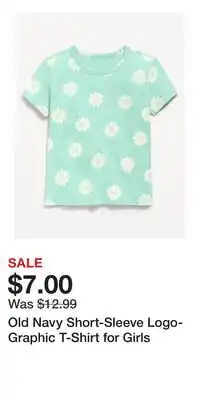 Old Navy Old Navy Short-Sleeve Logo-Graphic T-Shirt for Girls offer
