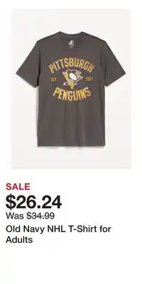 Old Navy Old Navy NHL T-Shirt for Adults offer