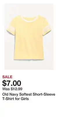 Old Navy Old Navy Softest Short-Sleeve T-Shirt for Girls offer